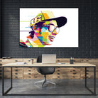 Valentino Rossi (Alt) by Ahmad Taufiq on GIANT ART - white digital drawing