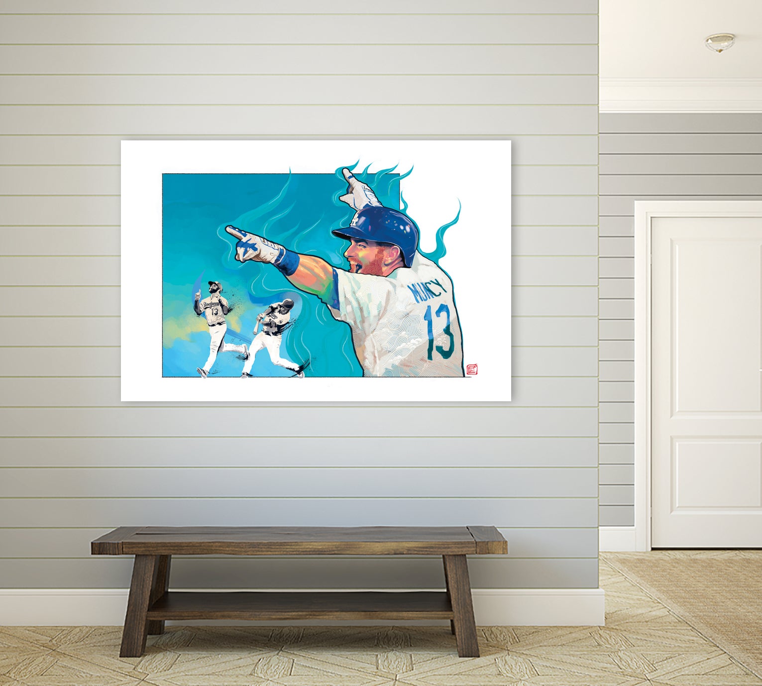 Muncy Power by Claudia Labarca on GIANT ART - blue digital painting