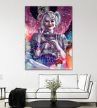 Chillin with Harley by Arcadia Wiryawan on GIANT ART - pink digital painting