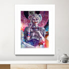 Chillin with Harley by Arcadia Wiryawan on GIANT ART - pink digital painting