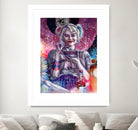 Chillin with Harley by Arcadia Wiryawan on GIANT ART - pink digital painting