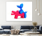 when balloon dog meets keith haring dog by Michael Benisty on GIANT ART - white digital drawing