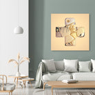 N°347 by Roman Bratschi on GIANT ART - yellow digital painting