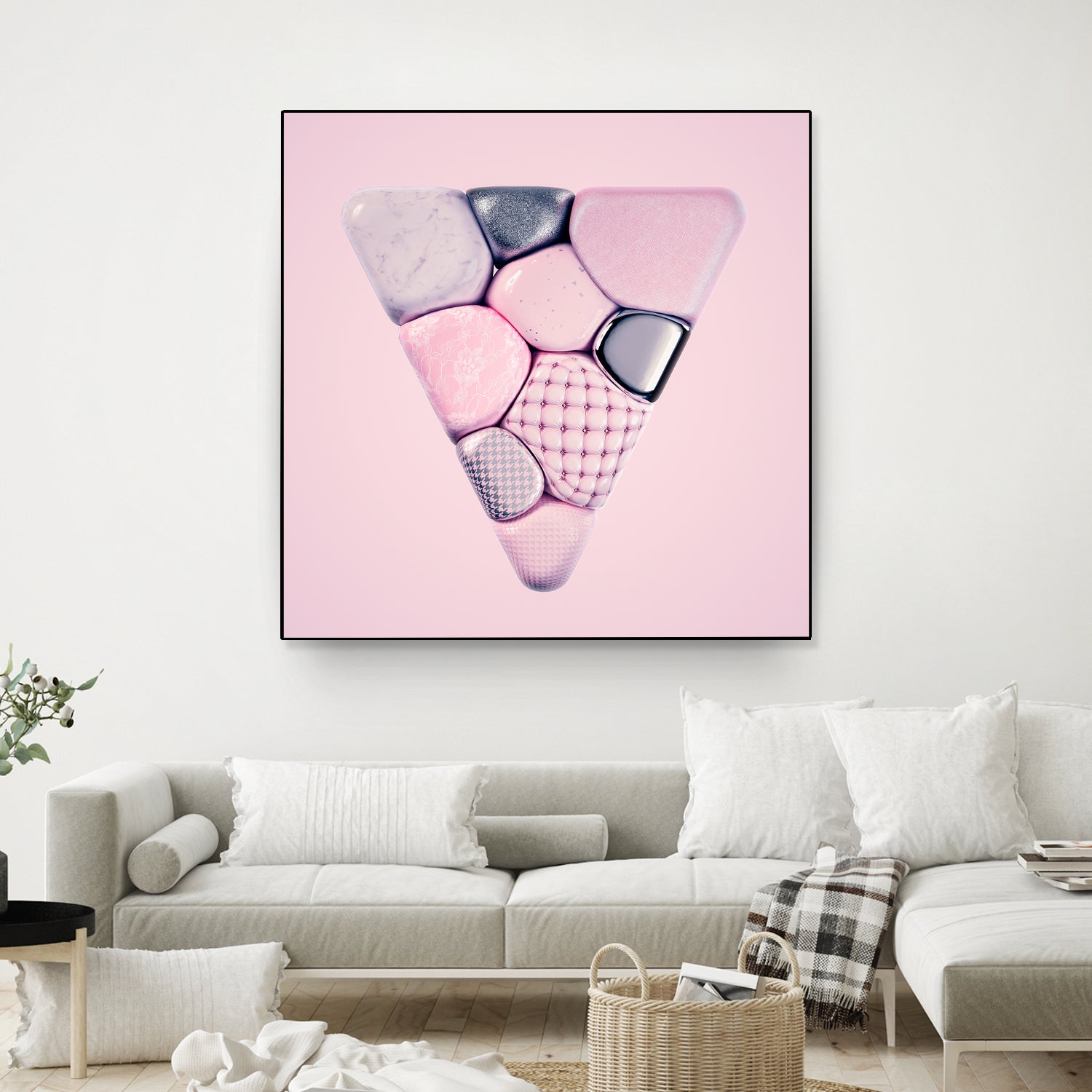 N°344 by Roman Bratschi on GIANT ART - pink 3d art