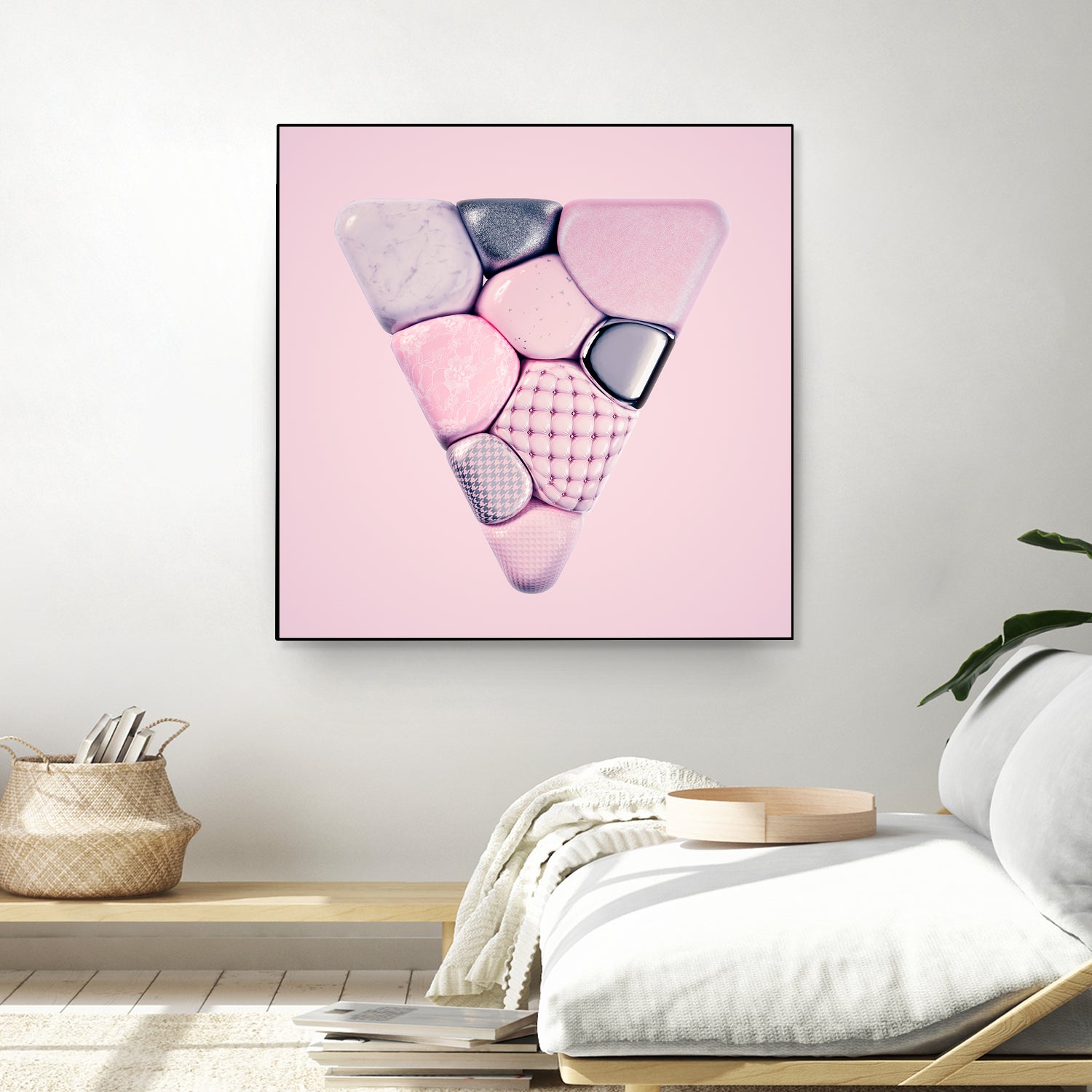 N°344 by Roman Bratschi on GIANT ART - pink 3d art