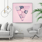 N°344 by Roman Bratschi on GIANT ART - pink 3d art