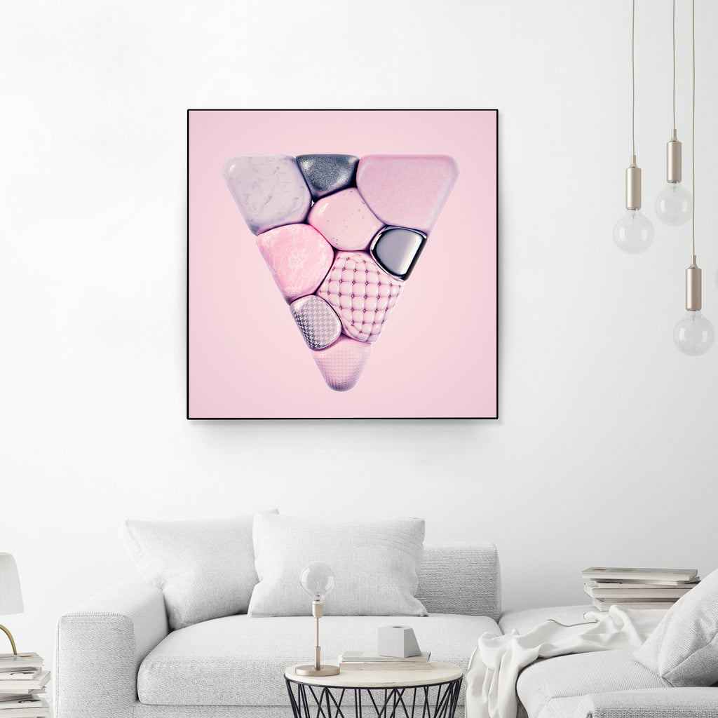 N°344 by Roman Bratschi on GIANT ART - pink 3d art