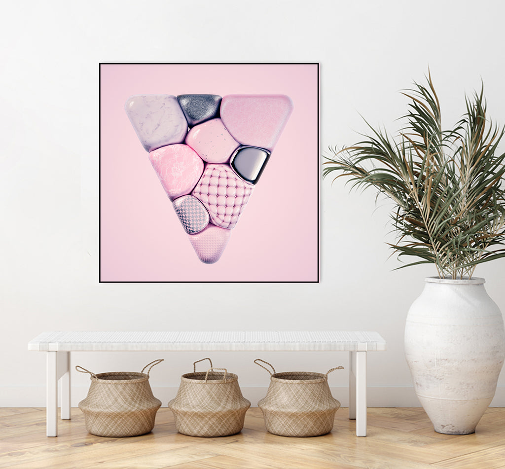 N°344 by Roman Bratschi on GIANT ART - pink 3d art