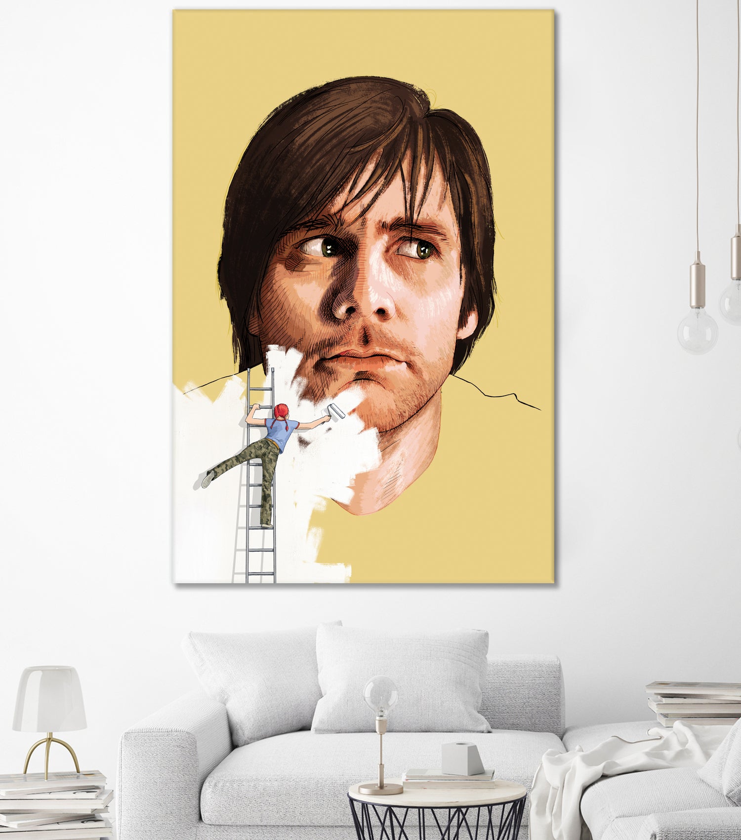 Eternal Sunshine of the Spotless Mind by Jason Ratliff on GIANT ART - yellow digital painting