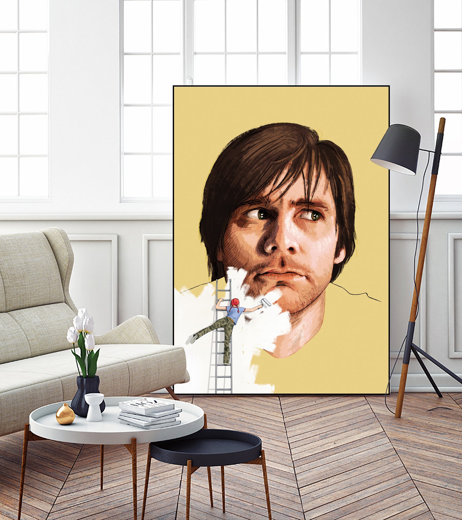 Eternal Sunshine of the Spotless Mind by Jason Ratliff on GIANT ART - yellow digital painting