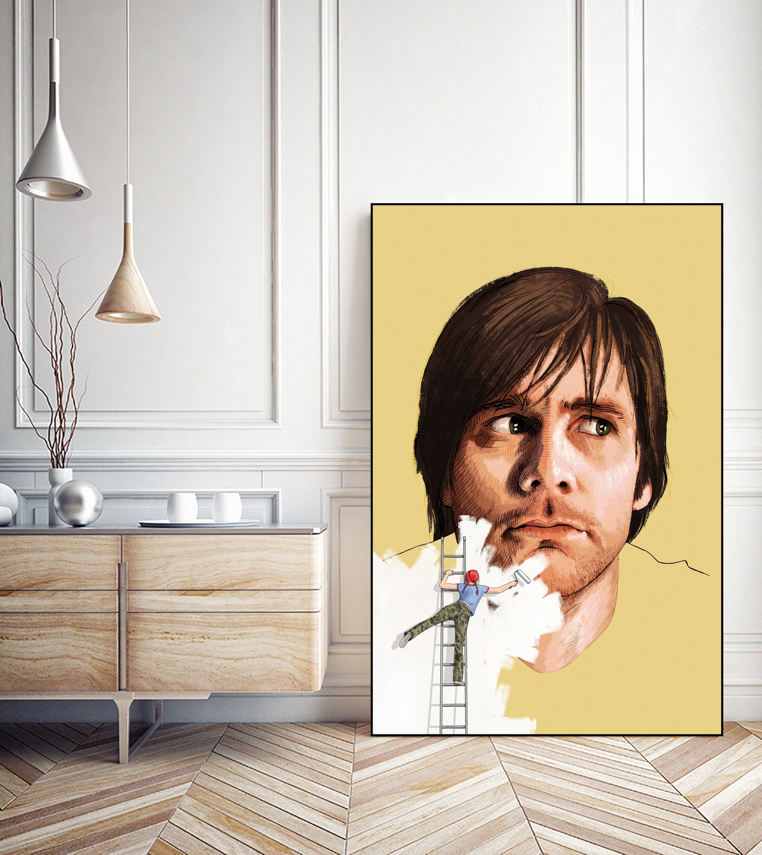 Eternal Sunshine of the Spotless Mind by Jason Ratliff on GIANT ART - yellow digital painting