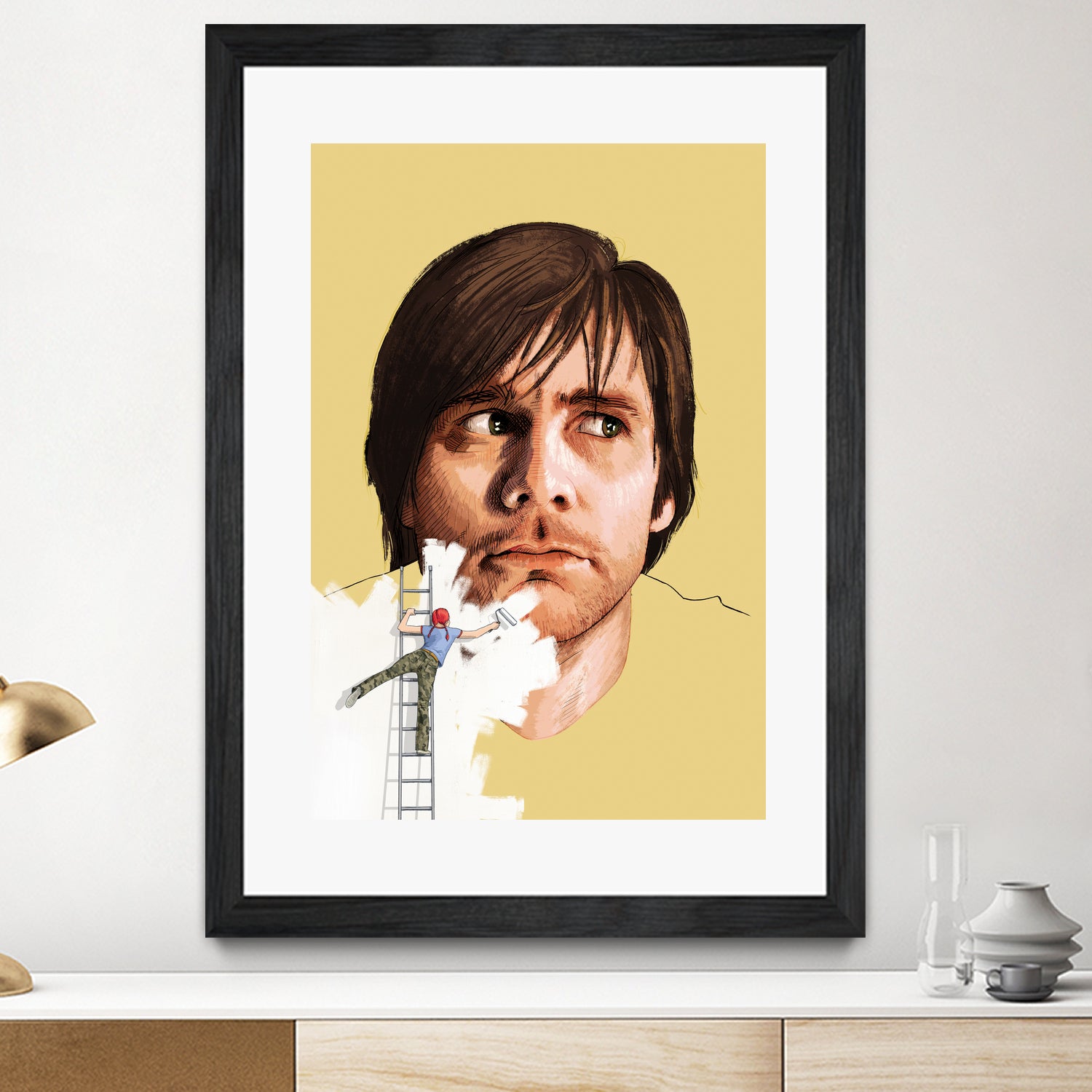 Eternal Sunshine of the Spotless Mind by Jason Ratliff on GIANT ART - yellow digital painting