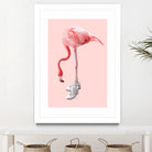 SNEAKER FLAMINGO by Jonas Loose on GIANT ART - pink photo manipulation