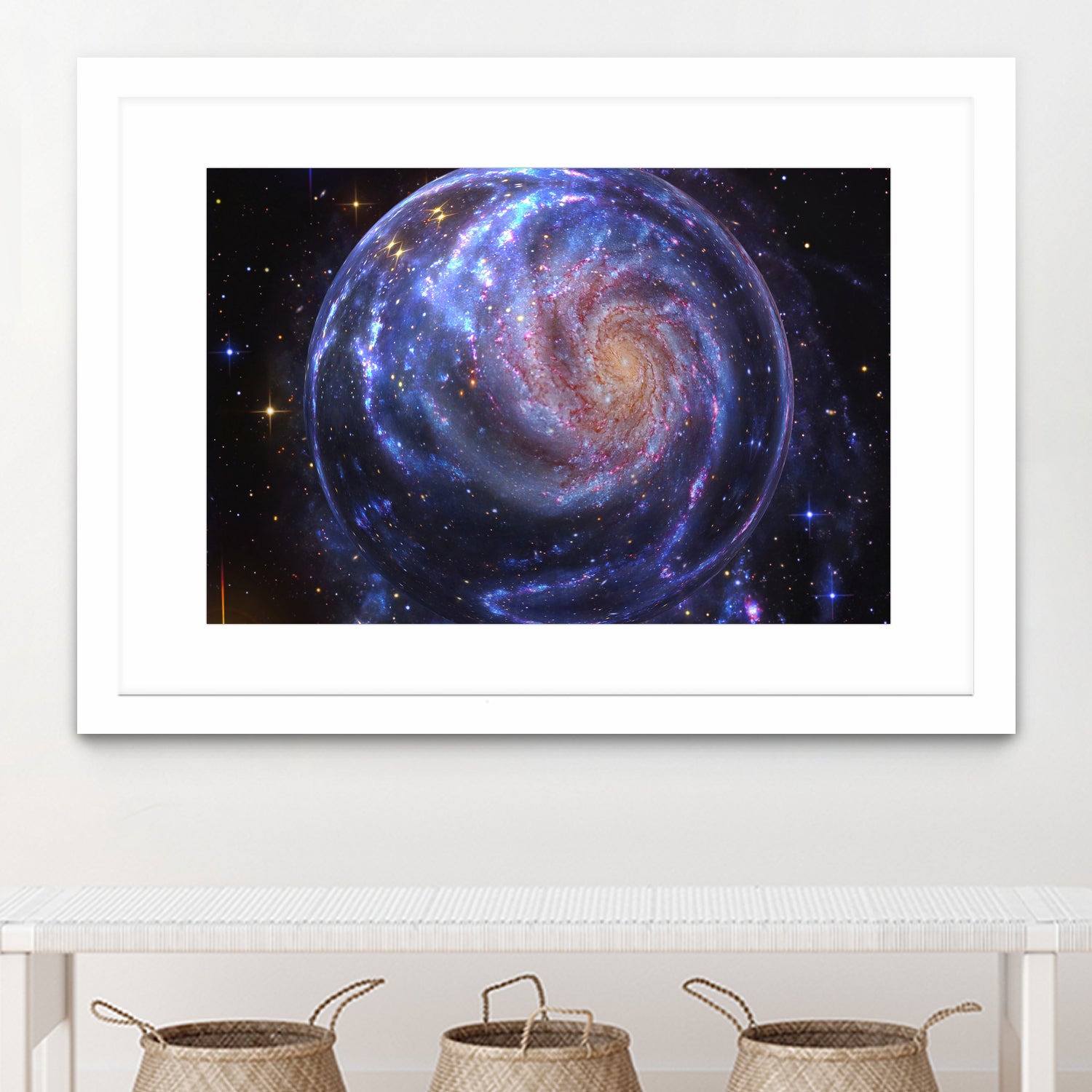 Galaxy Bubble by Erika Kaisersot on GIANT ART - blue photo manipulation