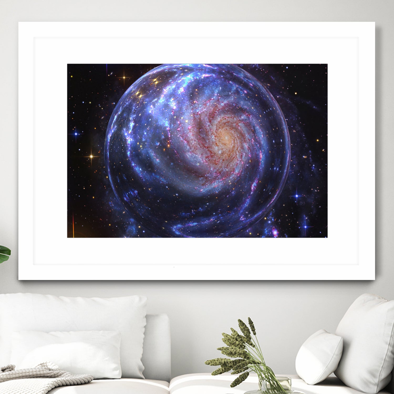 Galaxy Bubble by Erika Kaisersot on GIANT ART - blue photo manipulation