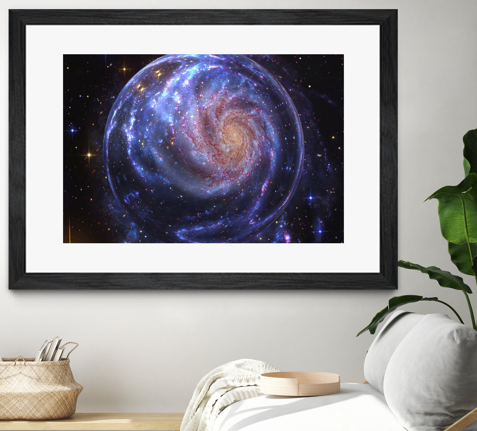 Galaxy Bubble by Erika Kaisersot on GIANT ART - blue photo manipulation