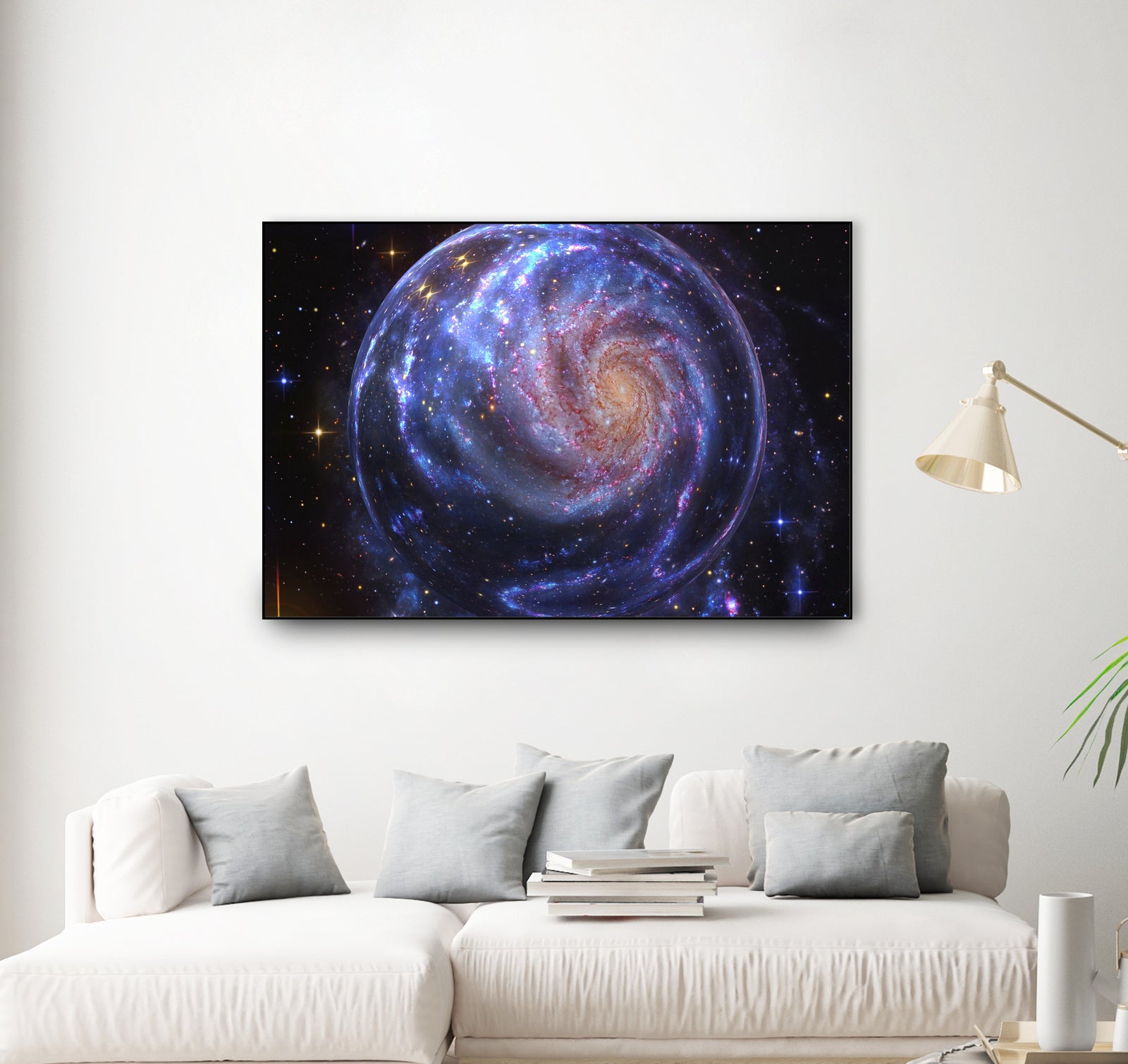 Galaxy Bubble by Erika Kaisersot on GIANT ART - blue photo manipulation