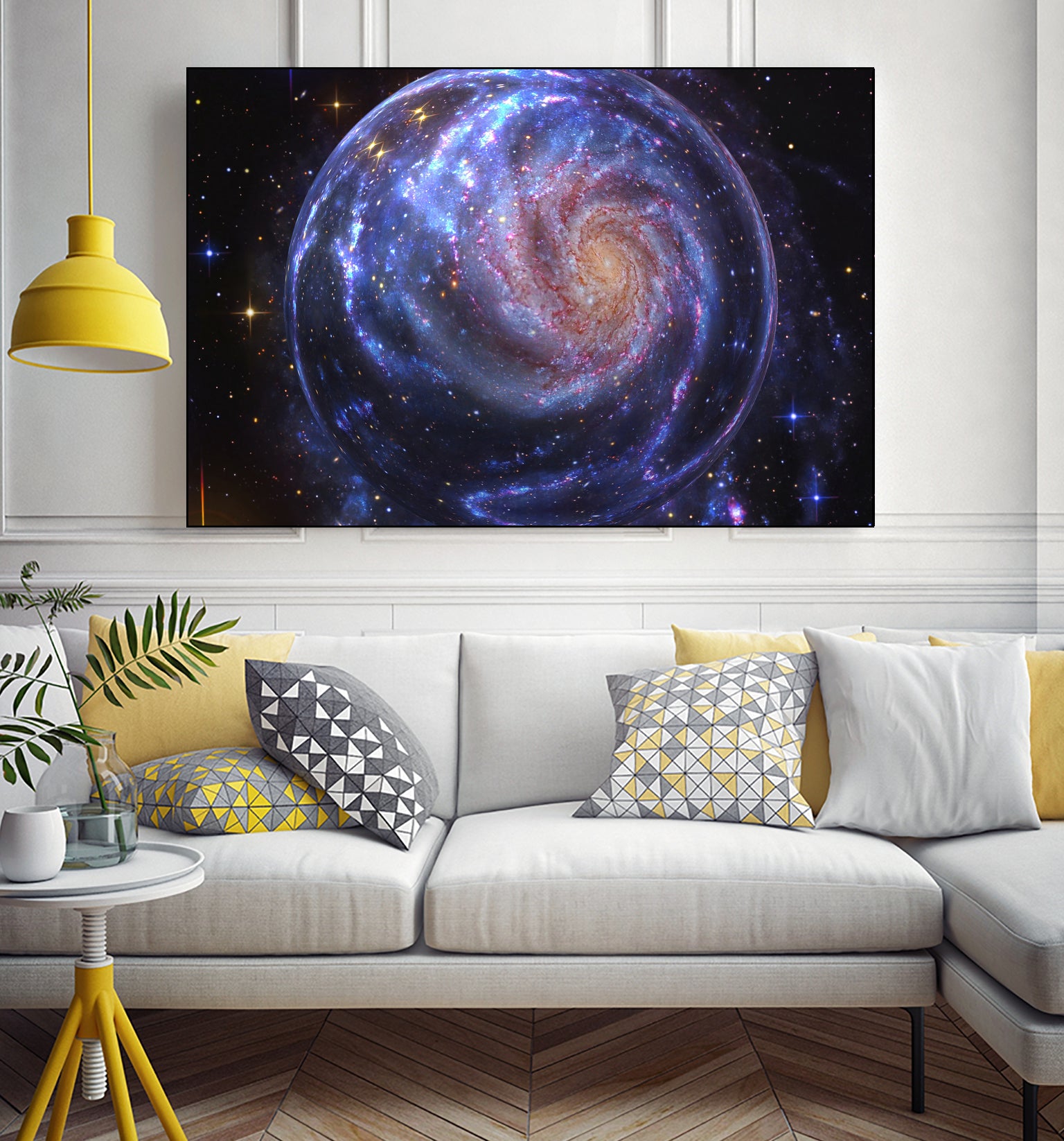 Galaxy Bubble by Erika Kaisersot on GIANT ART - blue photo manipulation