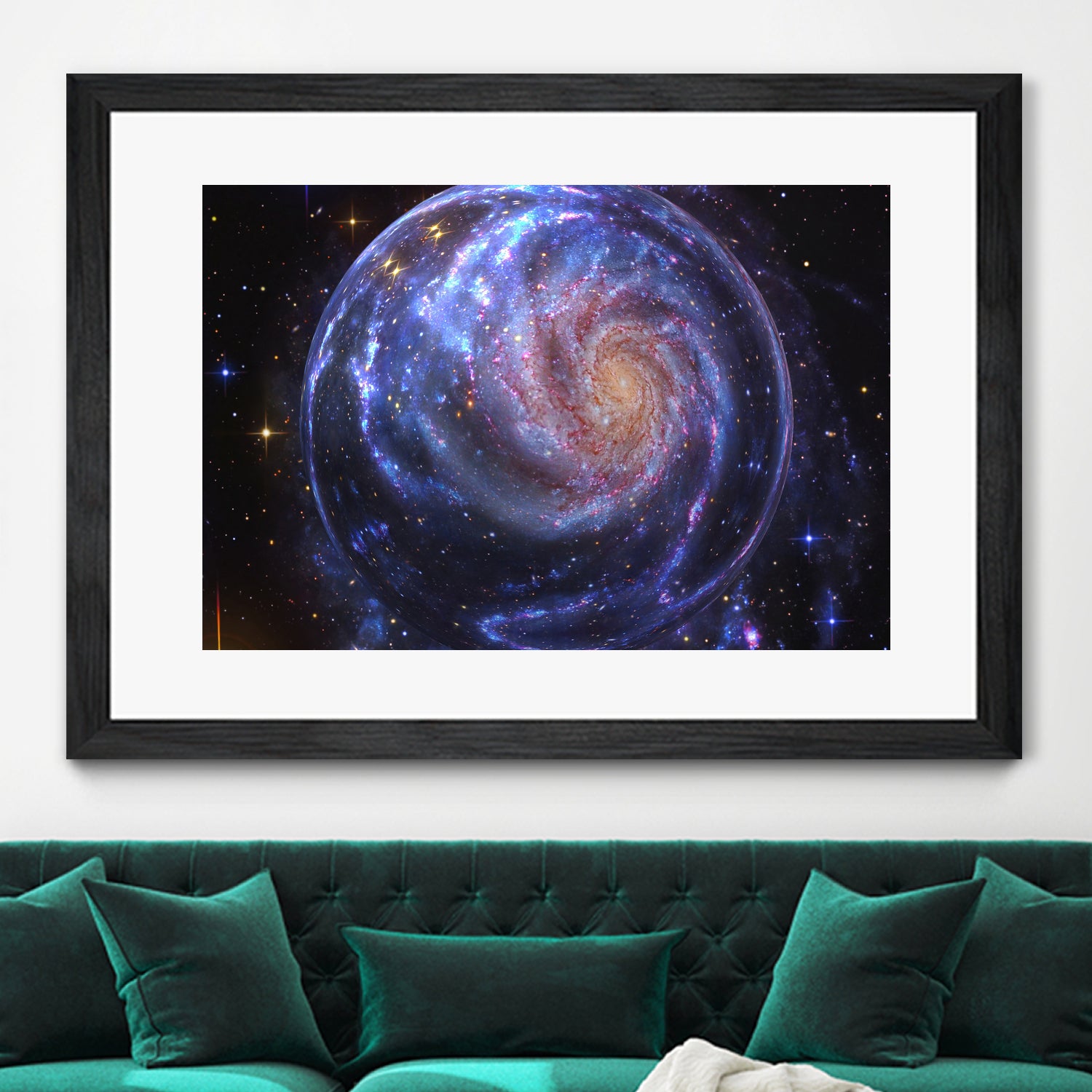 Galaxy Bubble by Erika Kaisersot on GIANT ART - blue photo manipulation