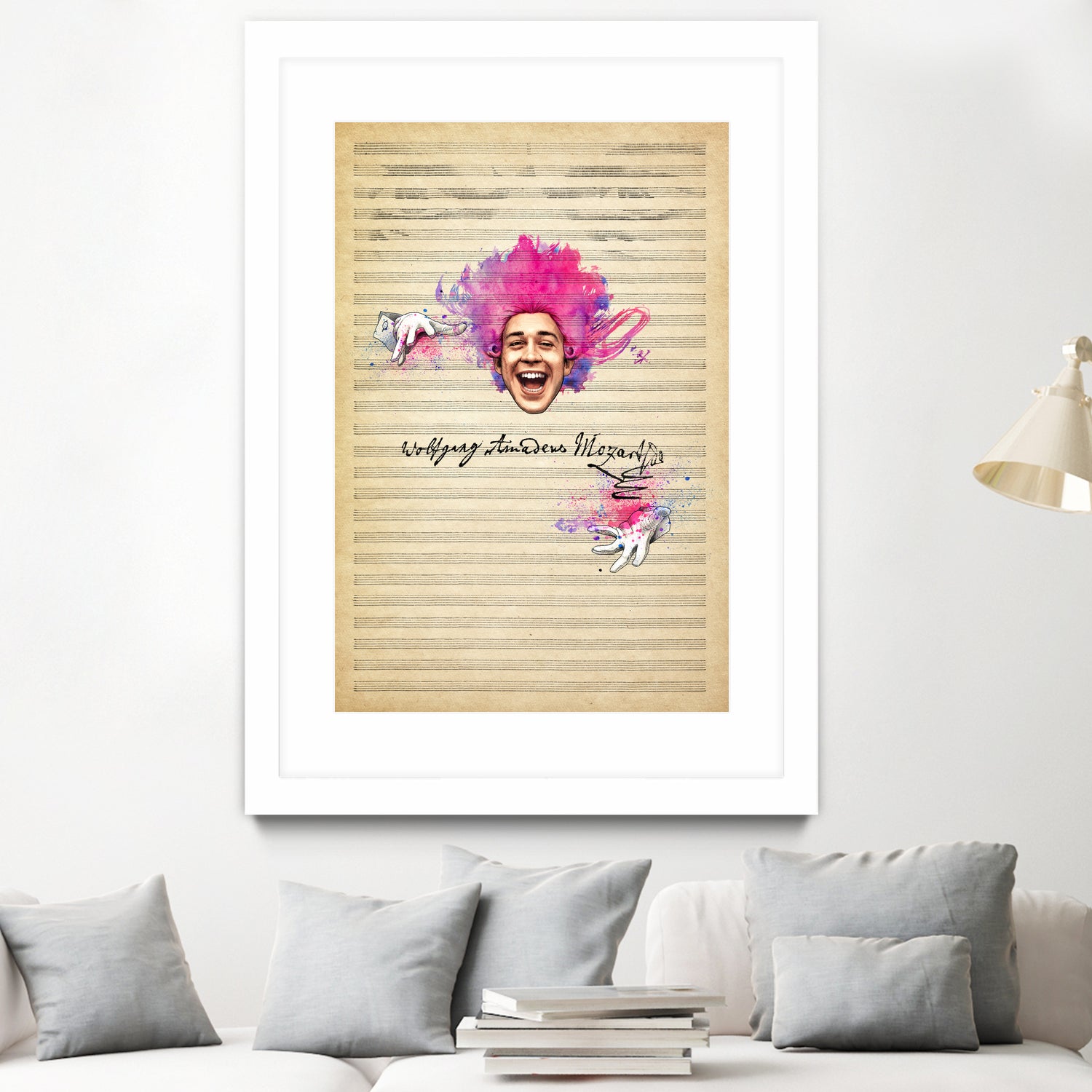 Amadeus by Jason Ratliff on GIANT ART - pink digital painting