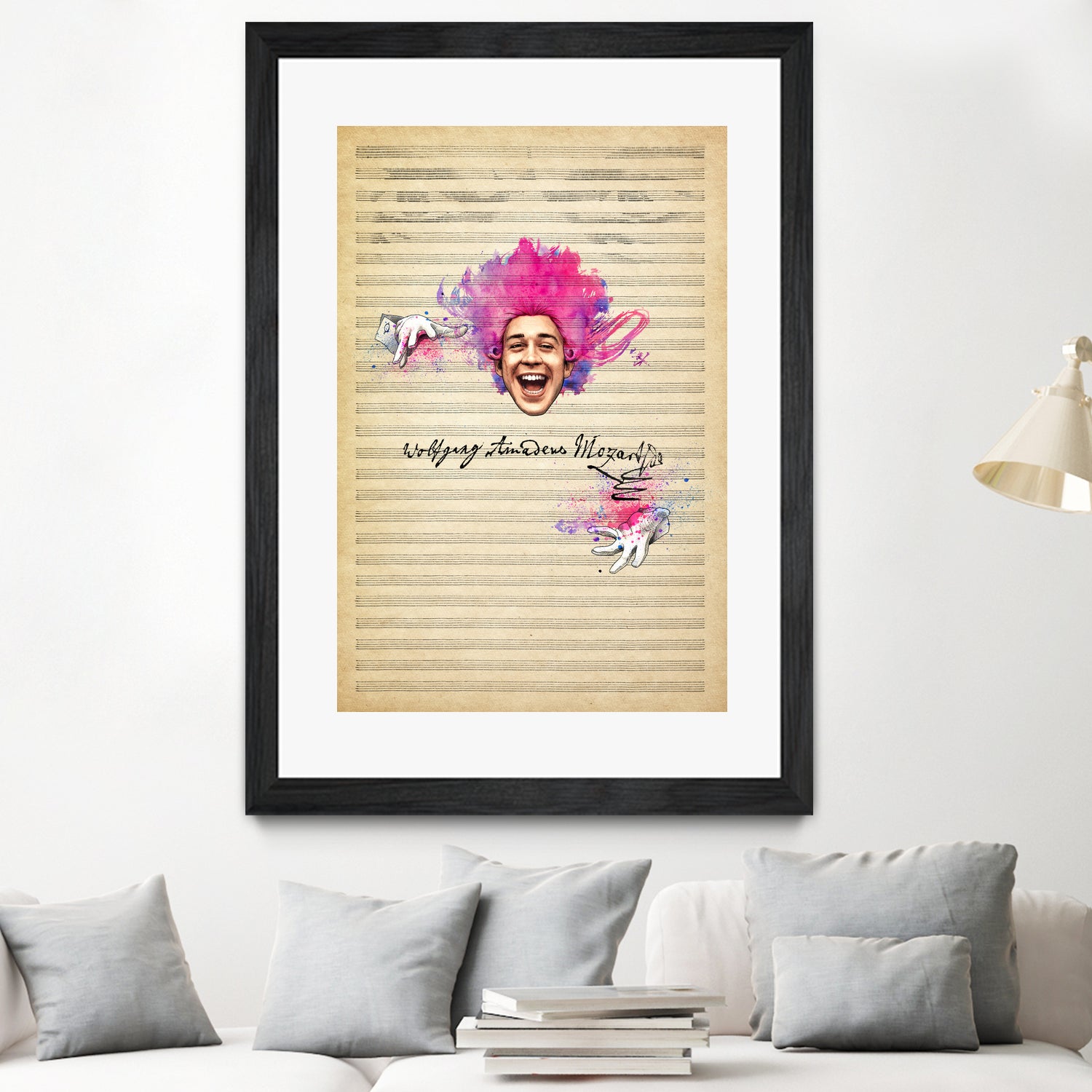 Amadeus by Jason Ratliff on GIANT ART - pink digital painting