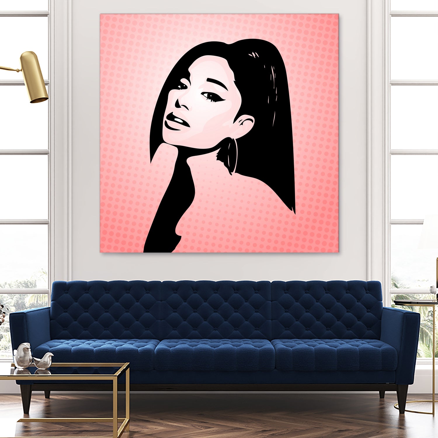 Ariana Grande | Pop Art by William Cuccio on GIANT ART - pink digital painting