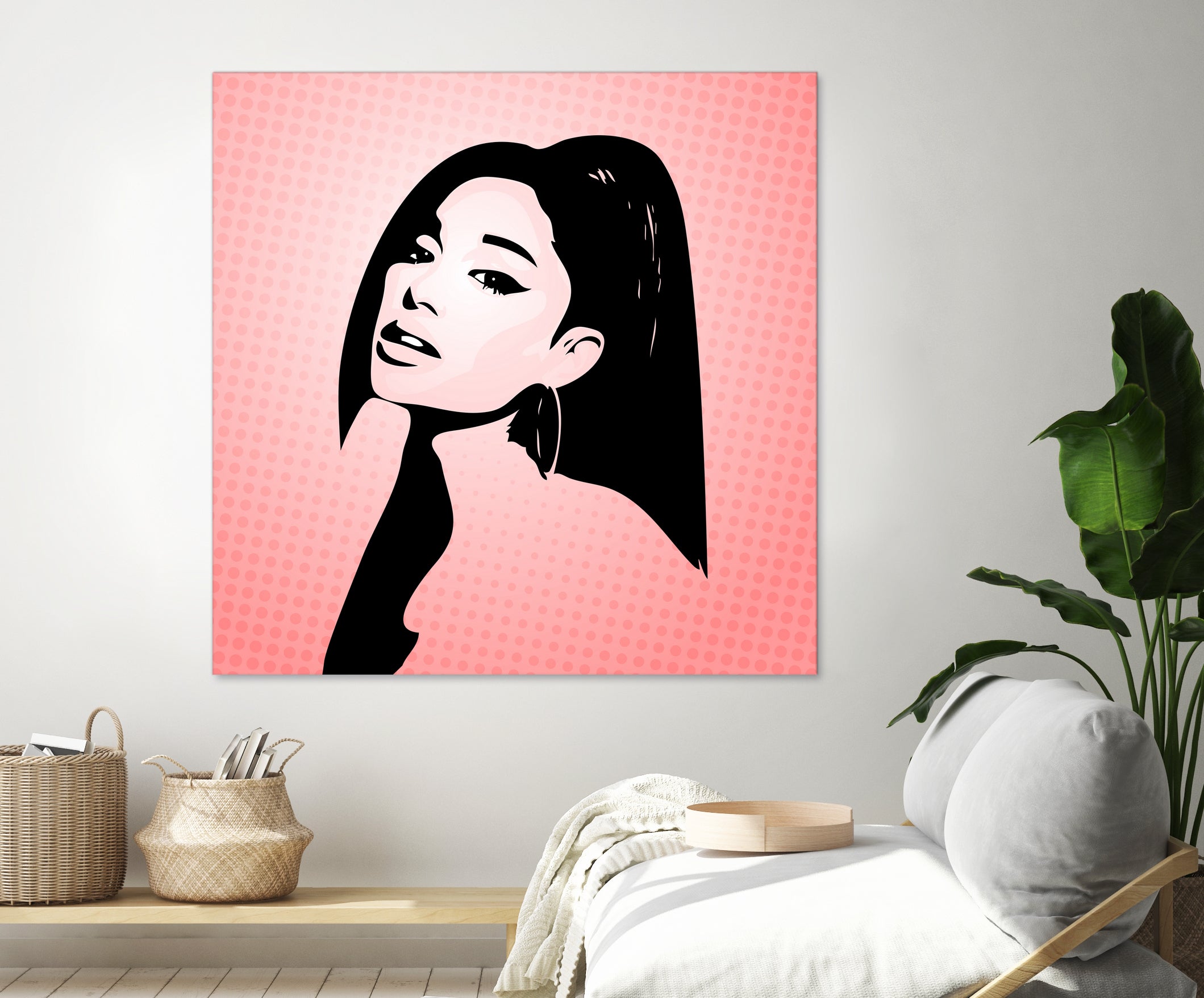 Ariana Grande | Pop Art by William Cuccio on GIANT ART - pink digital painting