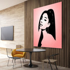 Ariana Grande | Pop Art by William Cuccio on GIANT ART - pink digital painting