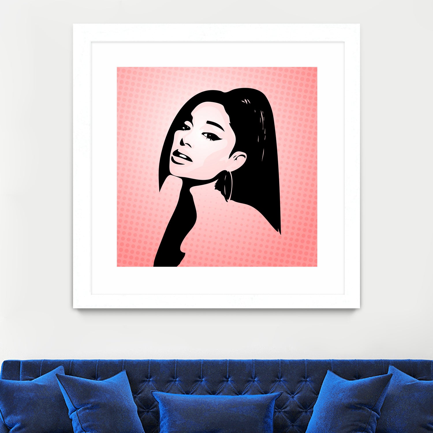 Ariana Grande | Pop Art by William Cuccio on GIANT ART - pink digital painting