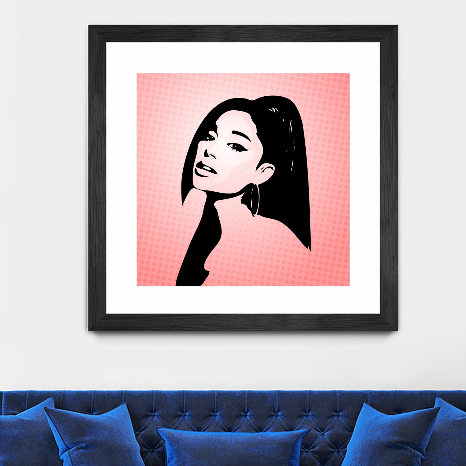 Ariana Grande | Pop Art by William Cuccio on GIANT ART - pink digital painting