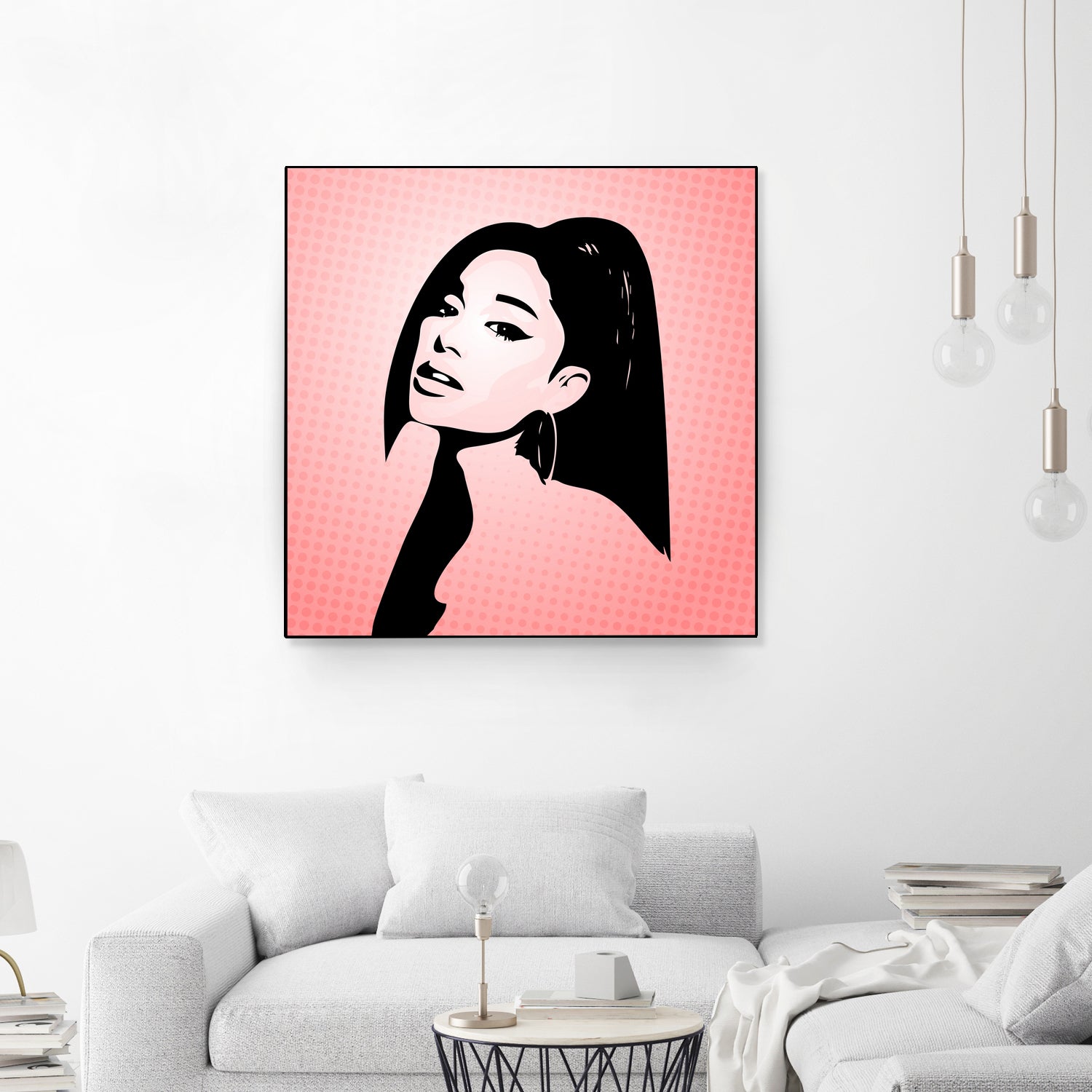 Ariana Grande | Pop Art by William Cuccio on GIANT ART - pink digital painting