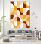 Bold Geo Tiles 03 by Daniela di Niro on GIANT ART - yellow vector illustration