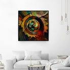 Solar Medallion by Sean Mullin on GIANT ART - yellow digital painting