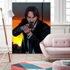 John Wick - Indestructible! by Dan Avenell on GIANT ART - black character design