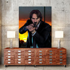 John Wick - Indestructible! by Dan Avenell on GIANT ART - black character design