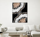 Yin Yang Agate Glitter Glam #8 #gem #decor #art by Anita & Bella Jantz on GIANT ART - black photo illustration