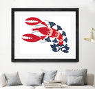 AMALFI LOBSTER CREAM by Thomas Fernez on GIANT ART - red digital drawing