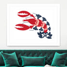 AMALFI LOBSTER CREAM by Thomas Fernez on GIANT ART - red digital drawing