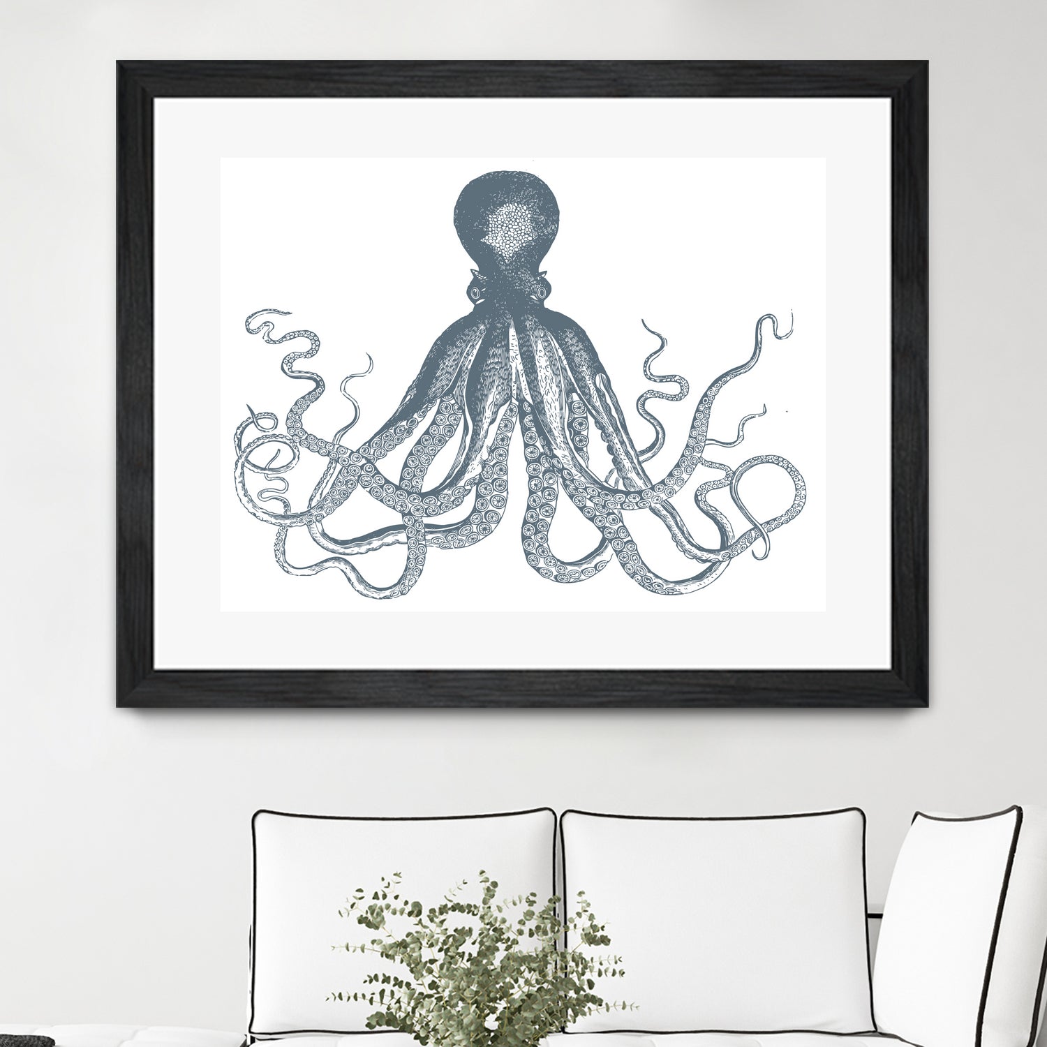 OCTOPUS GREY by Thomas Fernez on GIANT ART - gray digital drawing