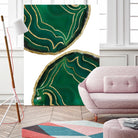 Emerald Agate Gold Glam #1 #gem #decor #art by Anita & Bella Jantz on GIANT ART - green photo illustration