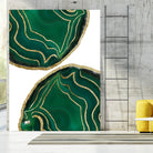 Emerald Agate Gold Glam #1 #gem #decor #art by Anita & Bella Jantz on GIANT ART - green photo illustration