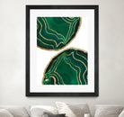 Emerald Agate Gold Glam #1 #gem #decor #art by Anita & Bella Jantz on GIANT ART - green photo illustration