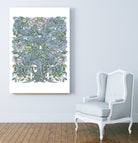 Floral delight by anne corr on GIANT ART - blue digital painting