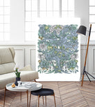 Floral delight by anne corr on GIANT ART - blue digital painting