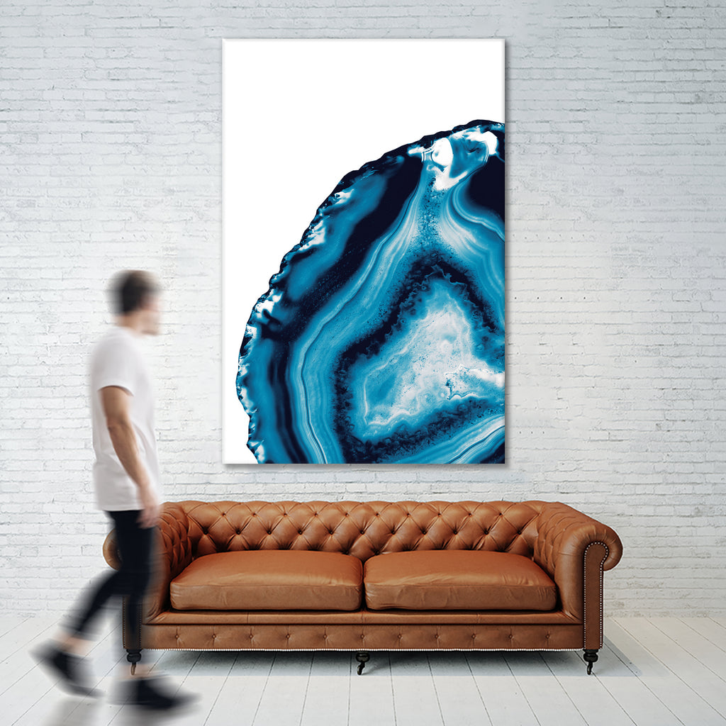 Blue Agate #3 (Part 2) #gem #decor #art by Anita & Bella Jantz on GIANT ART - blue photo illustration