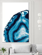 Blue Agate #3 (Part 2) #gem #decor #art by Anita & Bella Jantz on GIANT ART - blue photo illustration