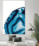 Blue Agate #3 (Part 2) #gem #decor #art by Anita & Bella Jantz on GIANT ART - blue photo illustration