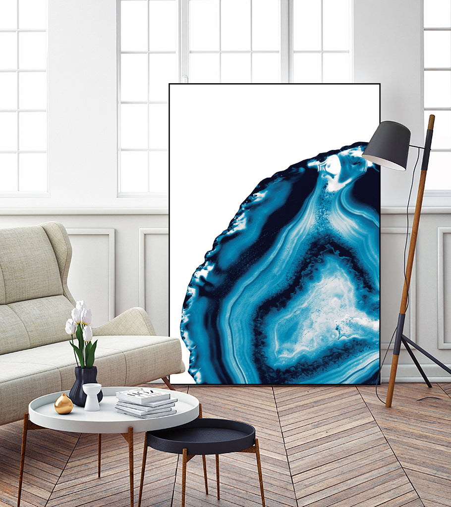 Blue Agate #3 (Part 2) #gem #decor #art by Anita & Bella Jantz on GIANT ART - blue photo illustration