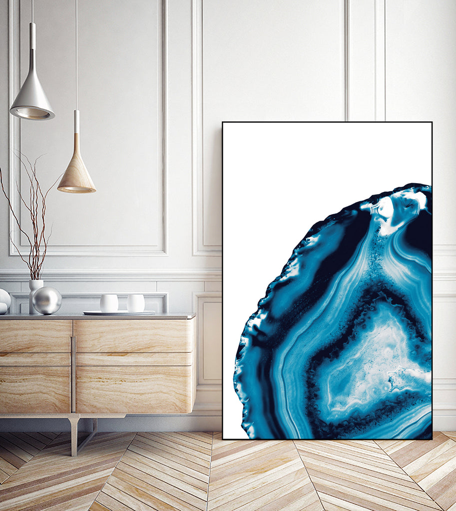 Blue Agate #3 (Part 2) #gem #decor #art by Anita & Bella Jantz on GIANT ART - blue photo illustration