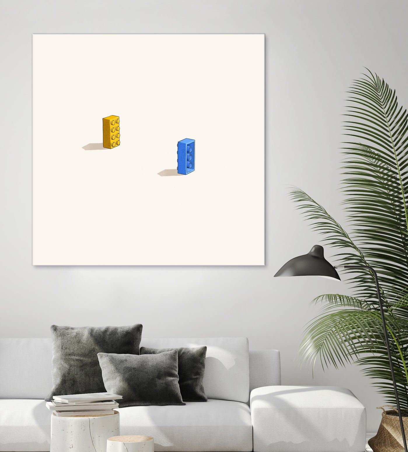 Six feet apart by Jason Ratliff on GIANT ART - yellow digital painting